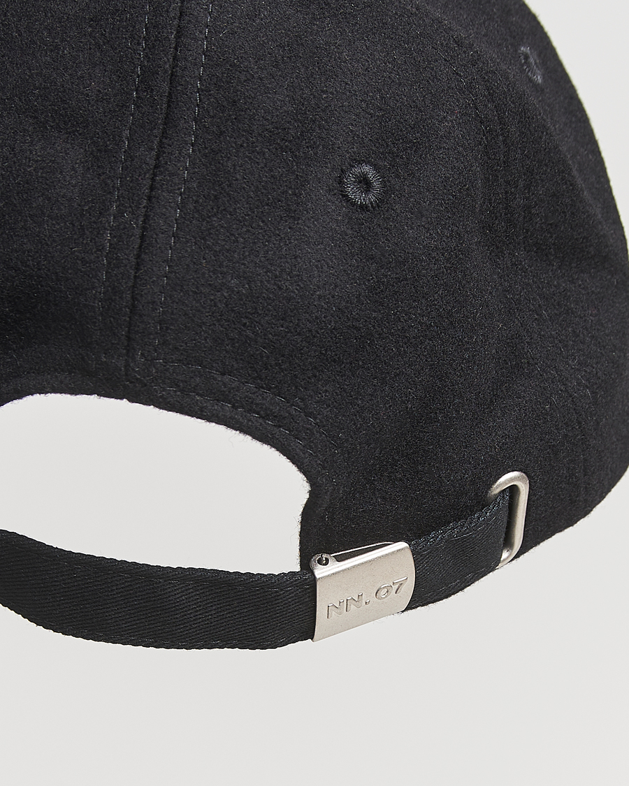 Homme | NN07 Boiled Wool Cap Black | NN07 | Boiled Wool Cap Black