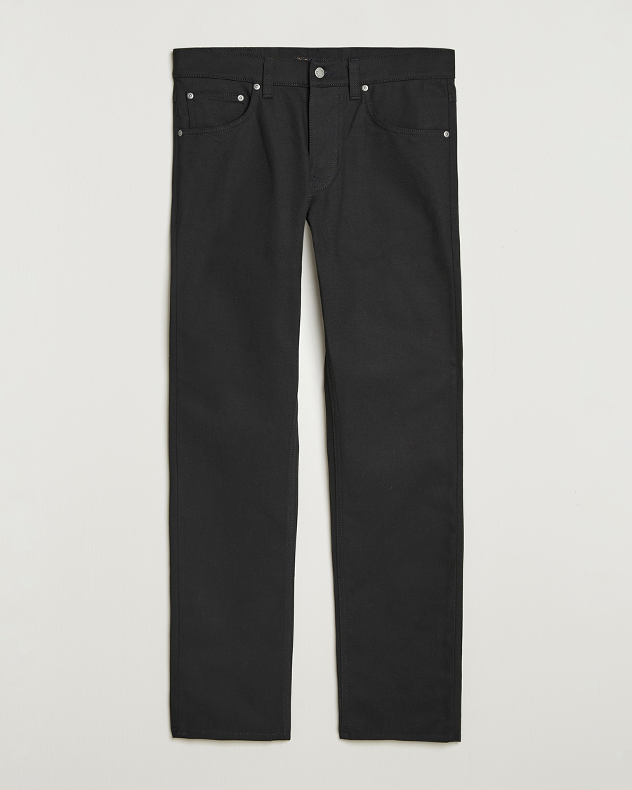 Homme | Pantalons | Nudie Jeans | Solid Ollie Jeans Dry Pure Black