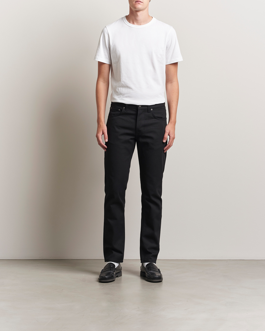 Homme | Pantalons | Nudie Jeans | Solid Ollie Jeans Dry Pure Black