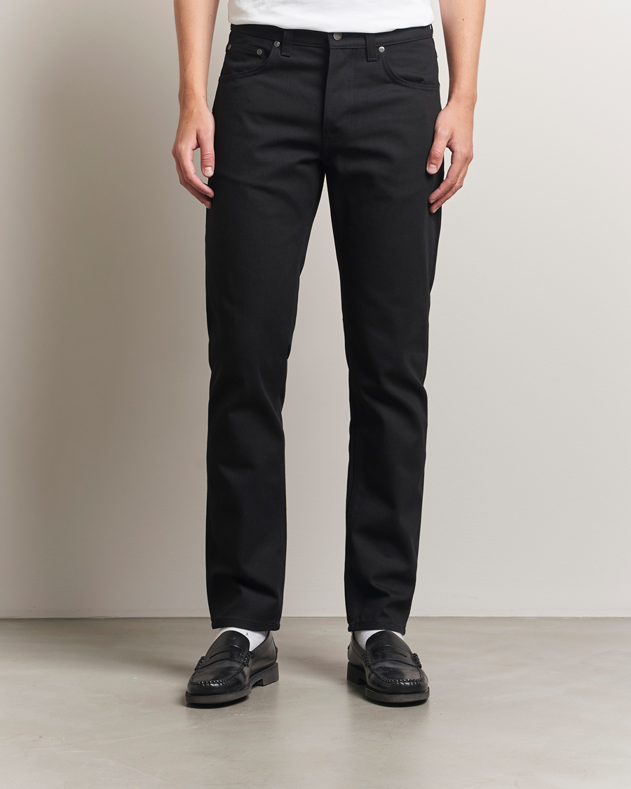Homme | Pantalons | Nudie Jeans | Solid Ollie Jeans Dry Pure Black
