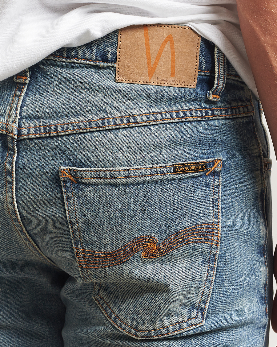 Homme | Jeans | Nudie Jeans | Solid Ollie Jeans Blue Clay