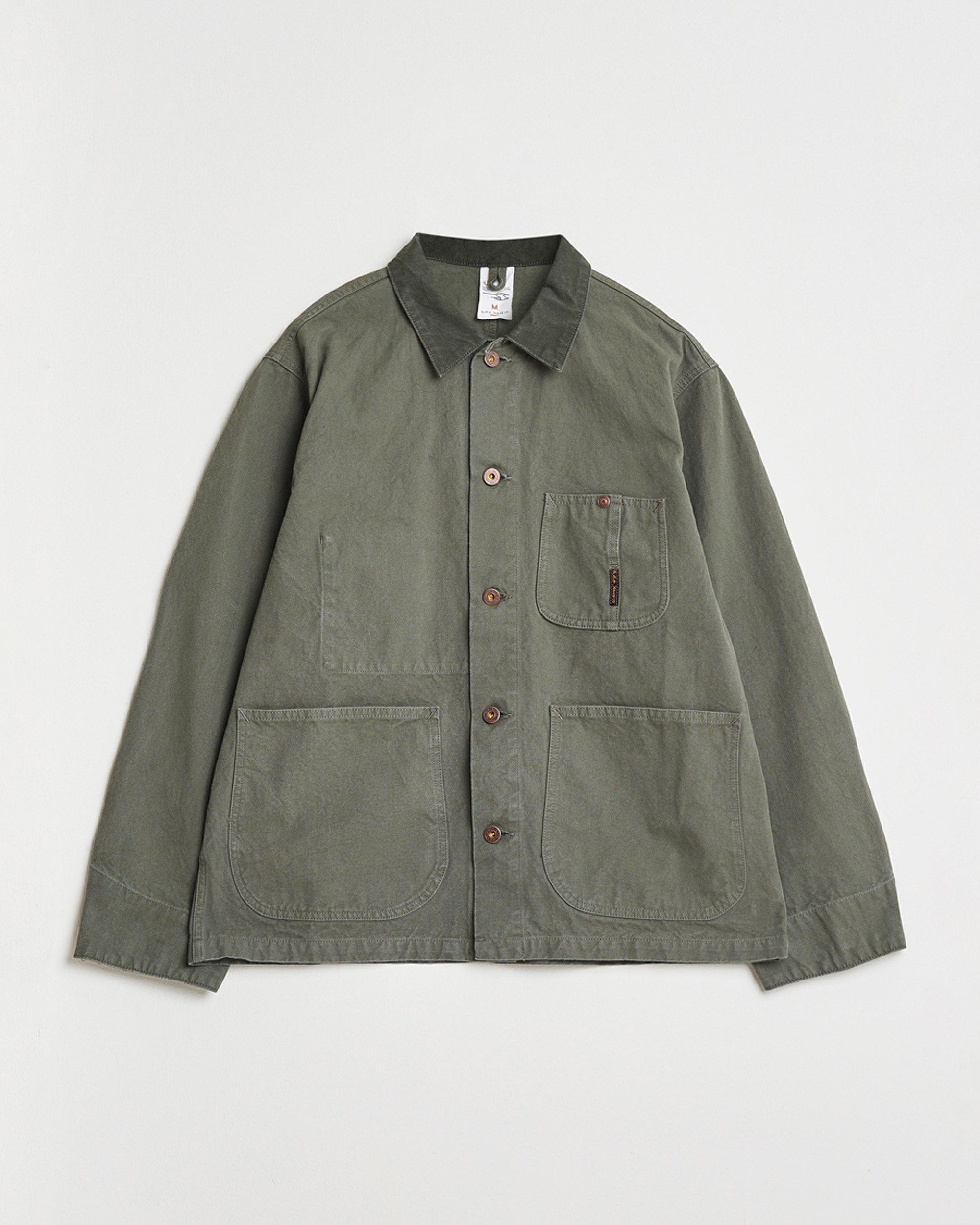 Homme | Chemises | Nudie Jeans | Howie Duck Canvas Chore Jacket Green