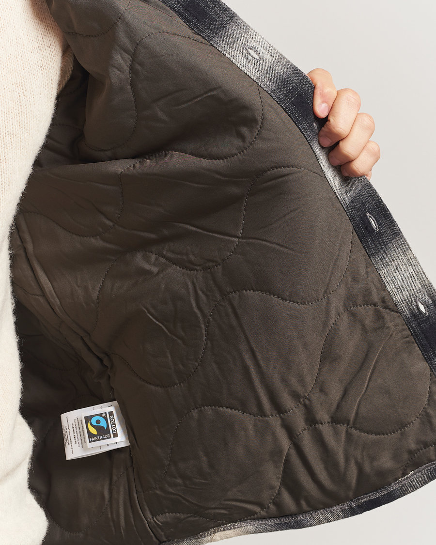 Homme | Chemises | Nudie Jeans | Glenn Padded Checked Overshirt Black