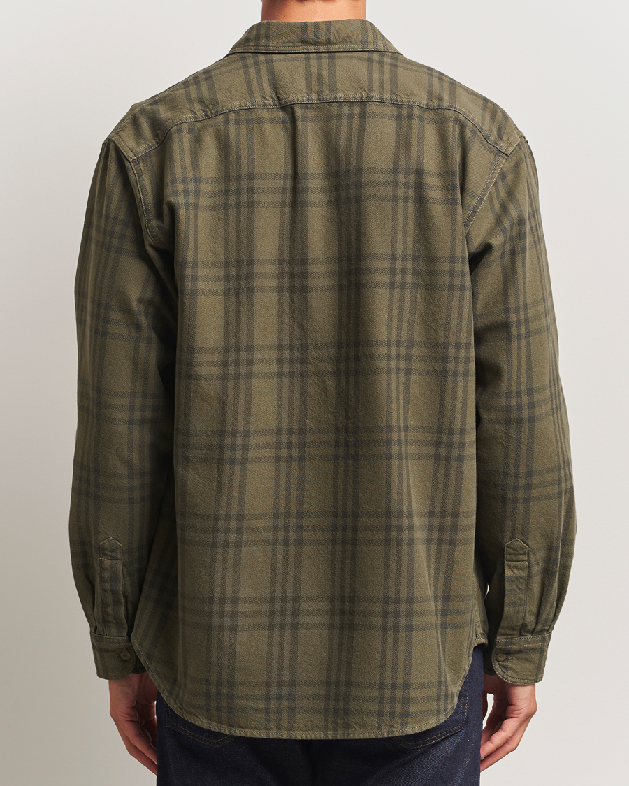 Homme | Chemises | Nudie Jeans | Julian Worker Checked Shirt Olive