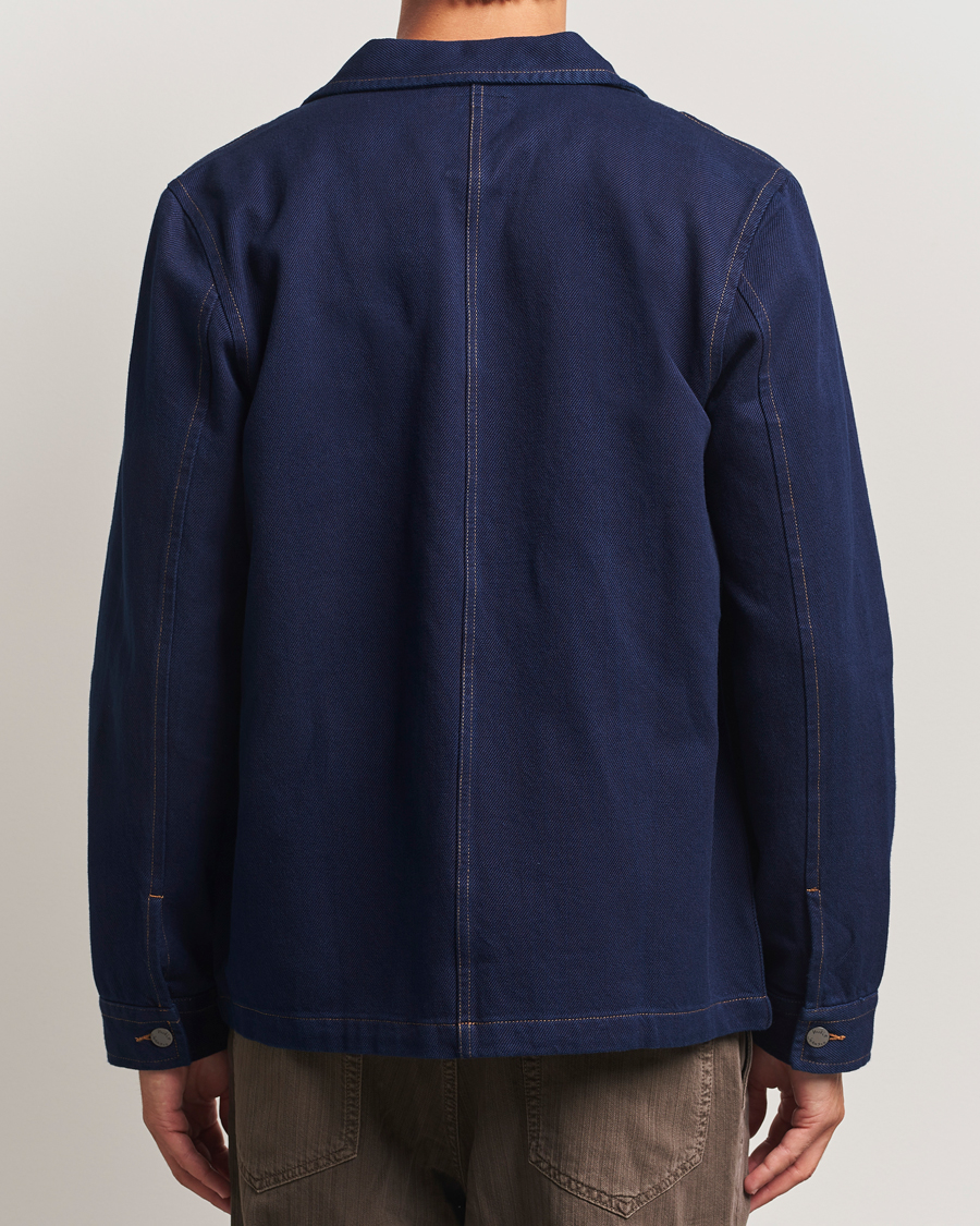Homme | Chemises | Nudie Jeans | Barney Indigo Workwear Jacket Dark Blue