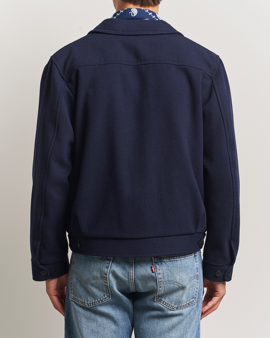 Homme | Manteaux Et Vestes | Nudie Jeans | Blake Wool Zip Jacket Blueberry