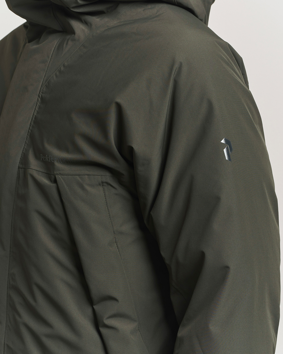 Homme | Manteaux Et Vestes | Peak Performance | Treeline Down Parka Olive Extreme
