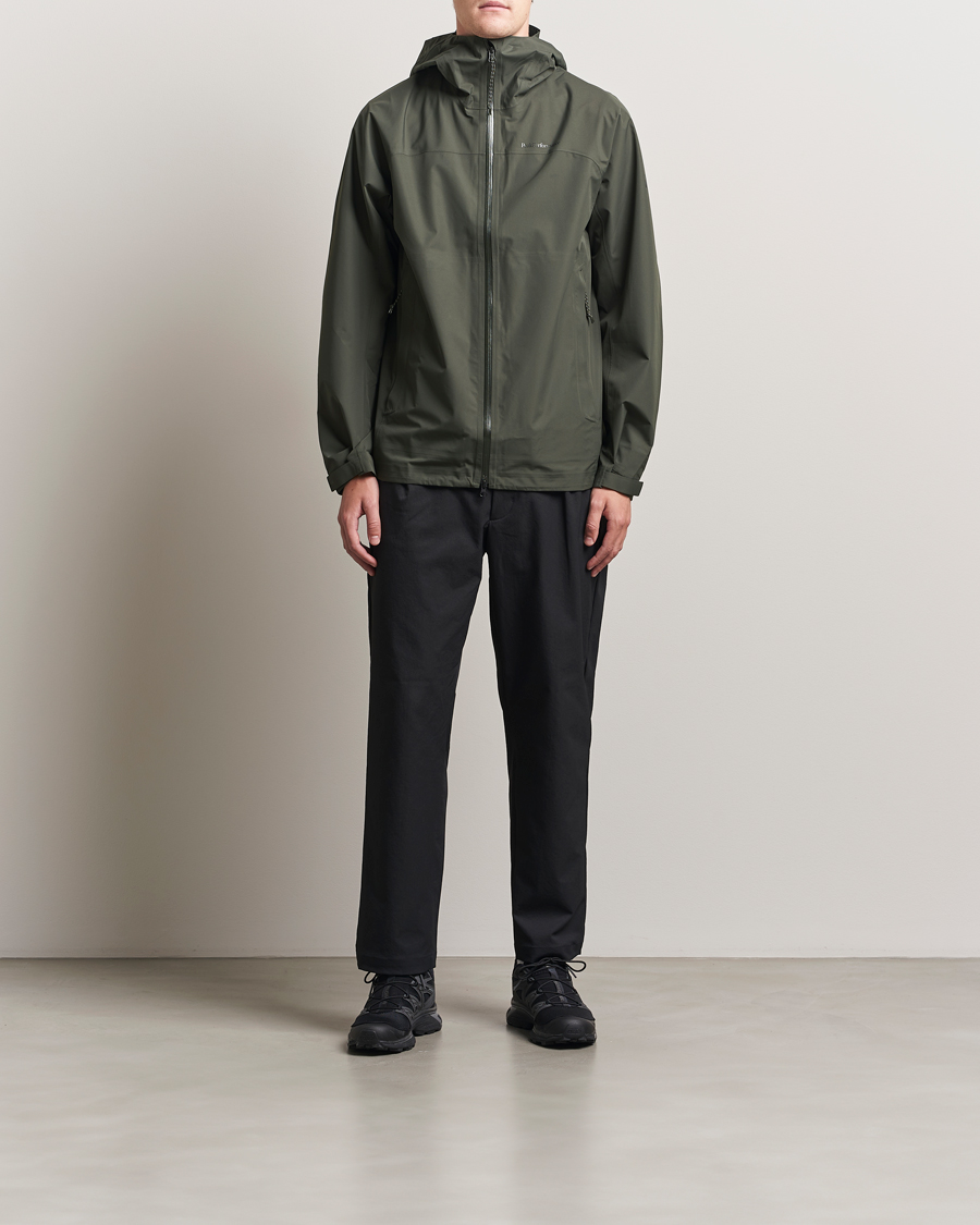 Homme | Manteaux Et Vestes | Peak Performance | Treeline Shell Hooded Jacket Olive Extreme