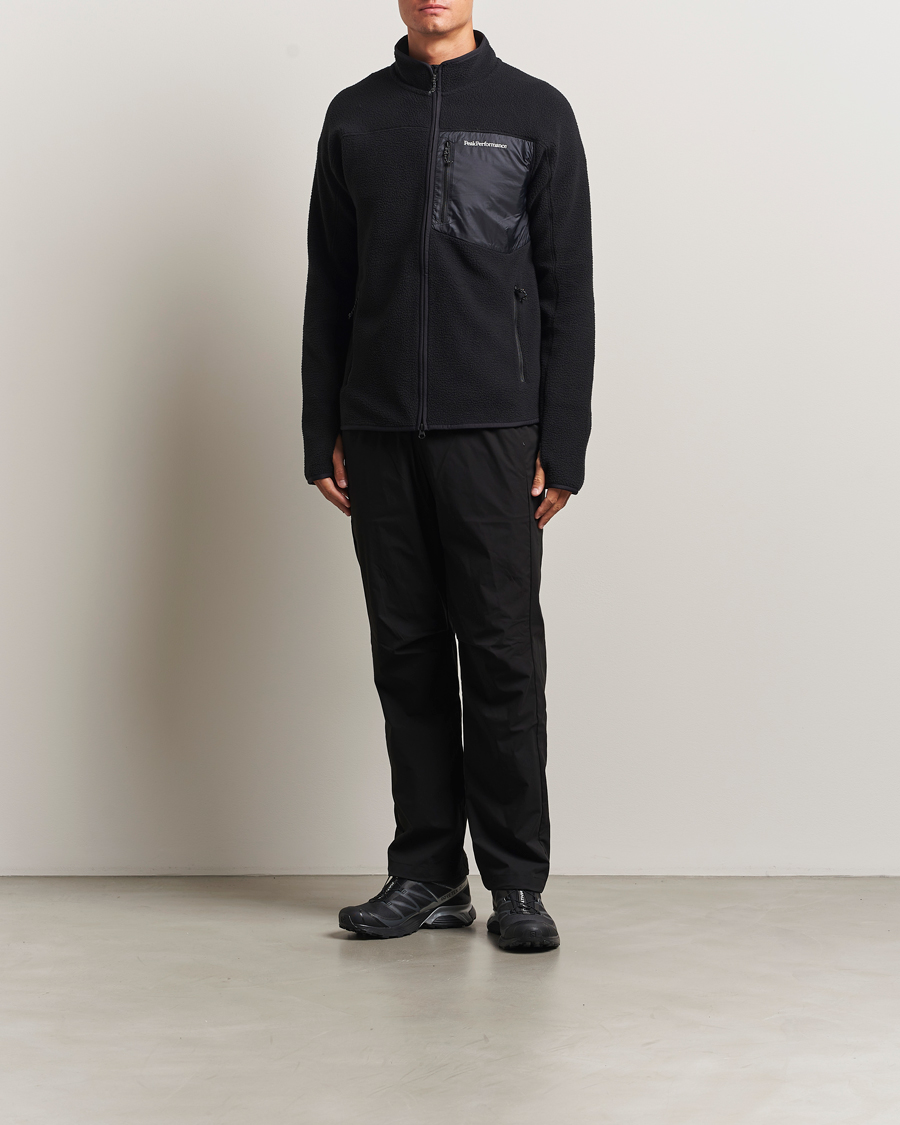 Homme | Pulls Et Tricots | Peak Performance | Pile Full Zip Black