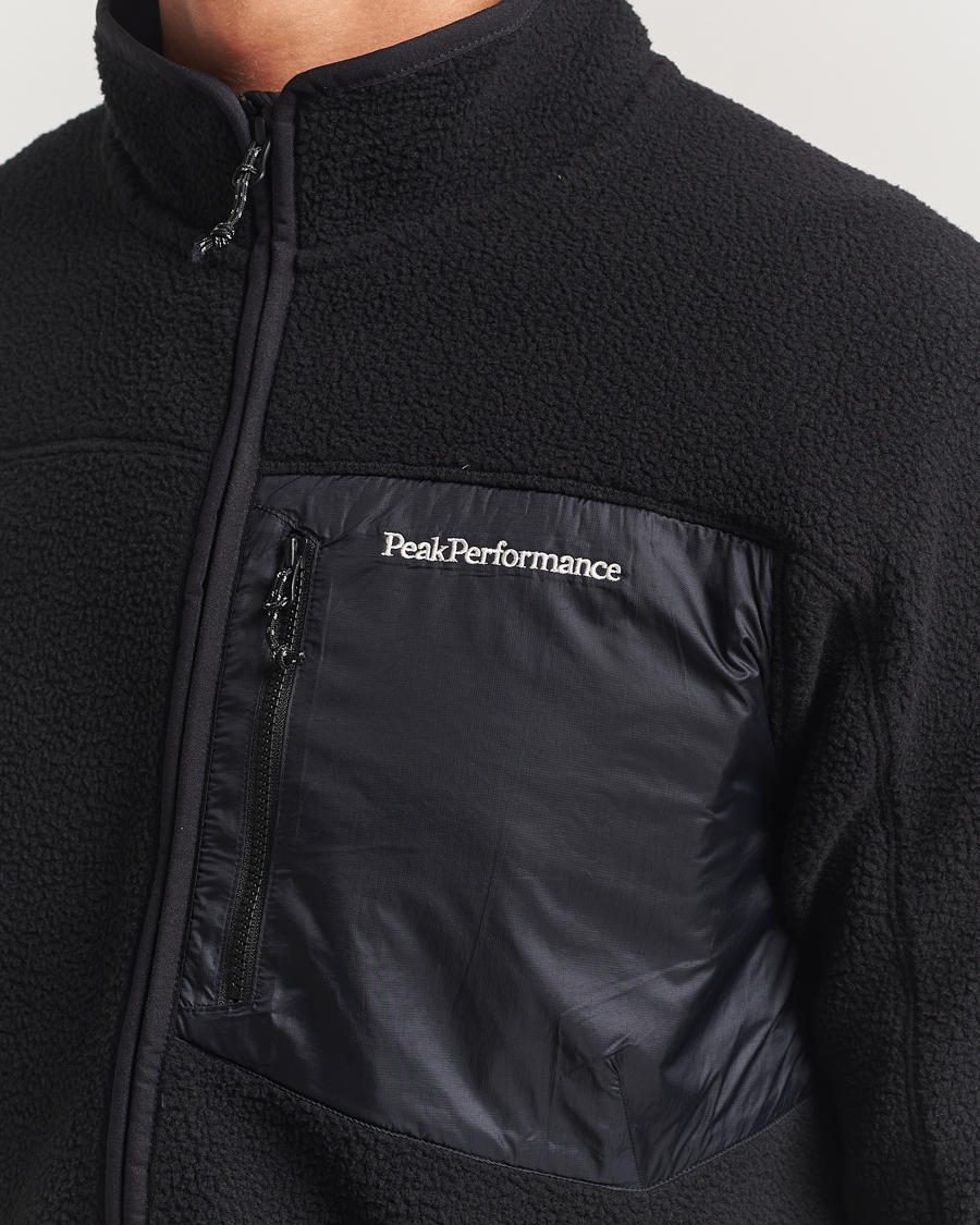 Homme | Pulls Et Tricots | Peak Performance | Pile Full Zip Black