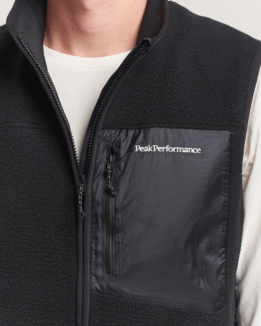 Homme | Pulls Et Tricots | Peak Performance | Pile Vest Black
