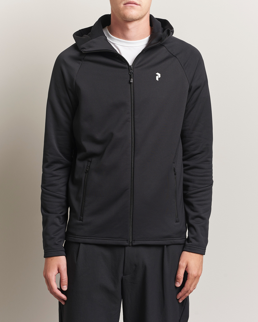 Homme | Pulls Et Tricots | Peak Performance | Rider Hooded Full Zip Black