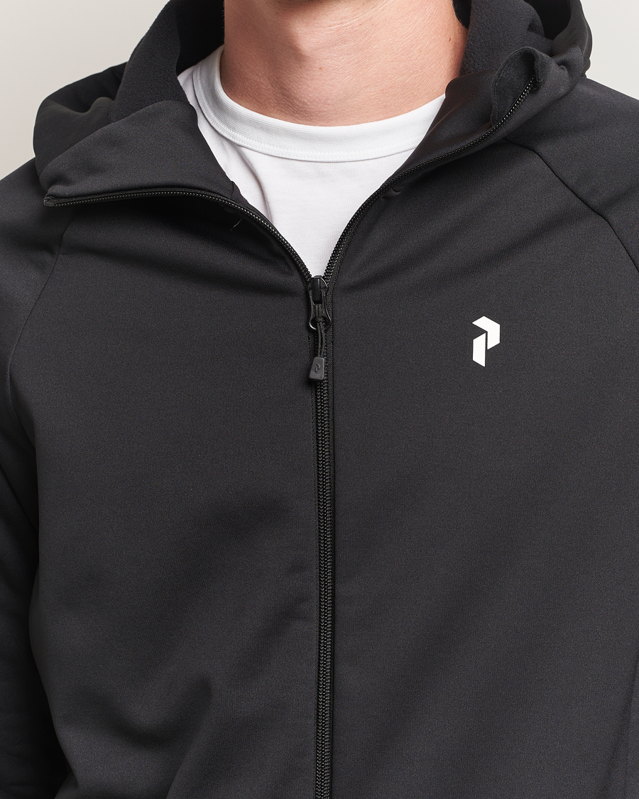 Homme | Pulls Et Tricots | Peak Performance | Rider Hooded Full Zip Black