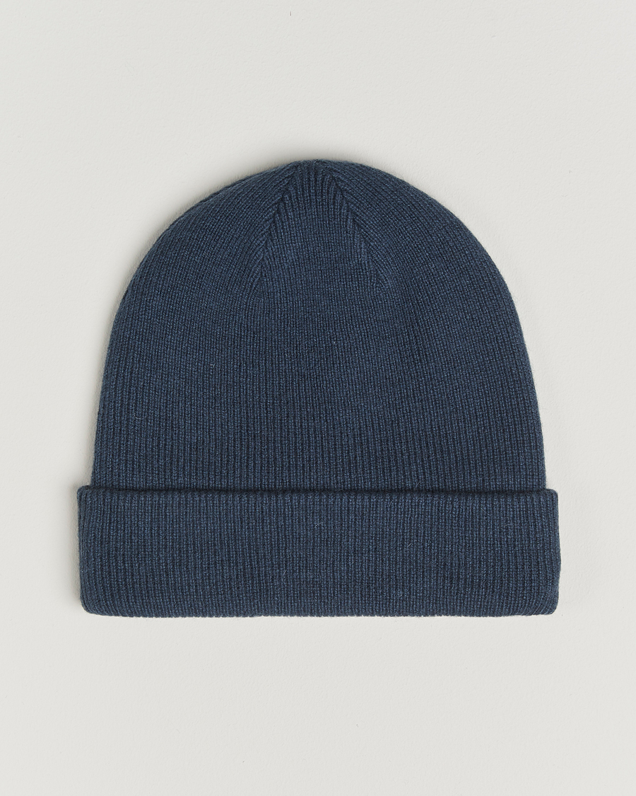 Homme | Bonnets | Samsøe Samsøe | The Wool Beanie Midnight Navy