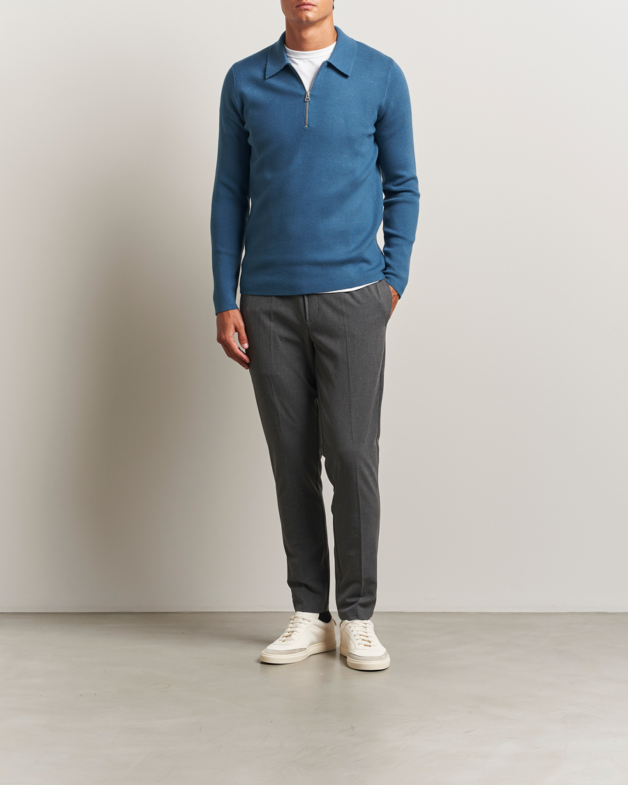 Homme | Pantalons | Samsøe Samsøe | Smithy Drawstring Trousers Dark Grey Melange