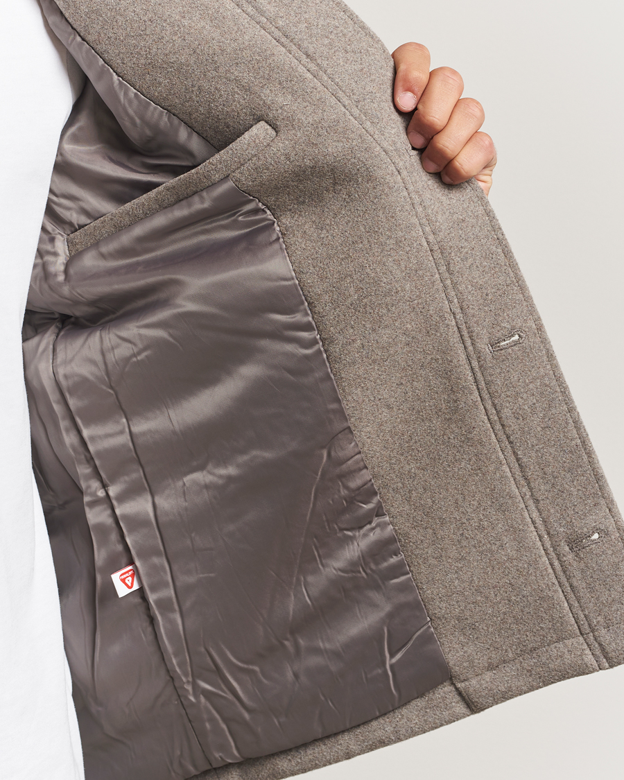 Homme | Manteaux Et Vestes | Samsøe Samsøe | Pally Padded Shirt Jacket Elephant Skin