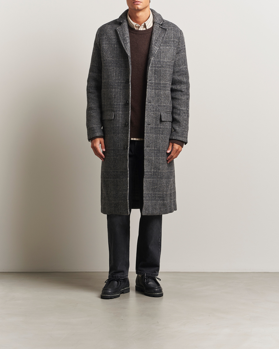 Homme | Manteaux Et Vestes | Samsøe Samsøe | Tesfa Checked Coat Grey
