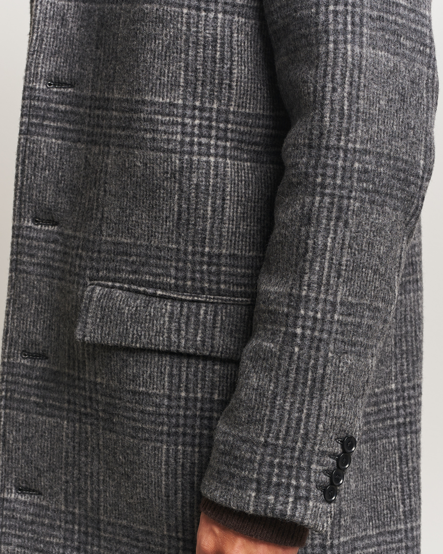 Homme | Manteaux Et Vestes | Samsøe Samsøe | Tesfa Checked Coat Grey