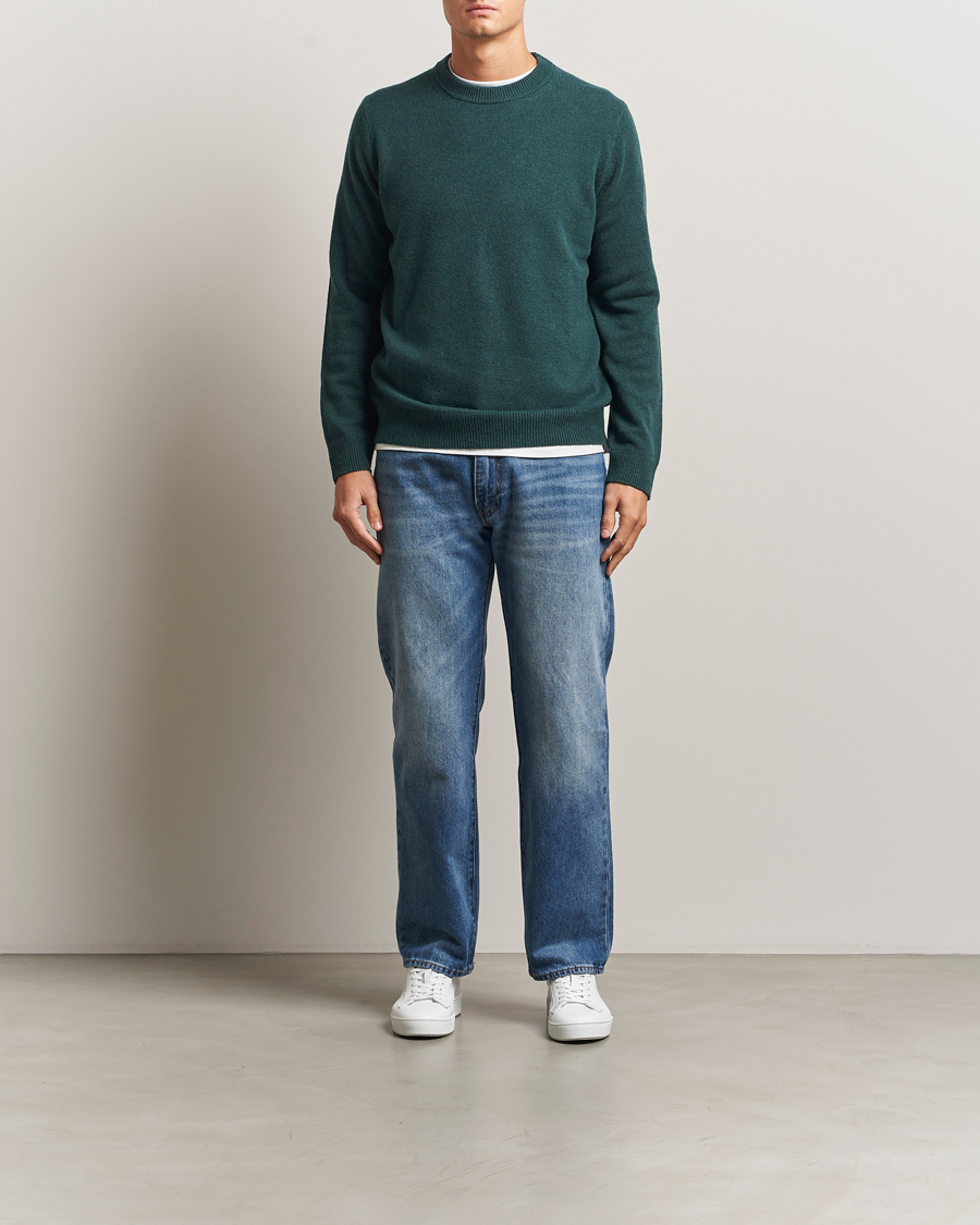 Homme | Pulls Et Tricots | Samsøe Samsøe | Isak Knitted Crew Neck Green Gables