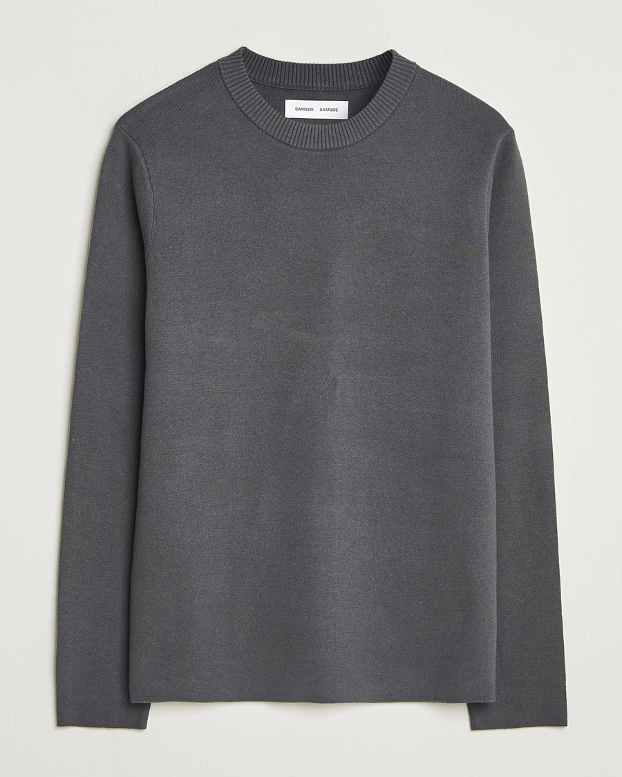 Homme | Pulls Et Tricots | Samsøe Samsøe | Niklas Sweater Black Oyster