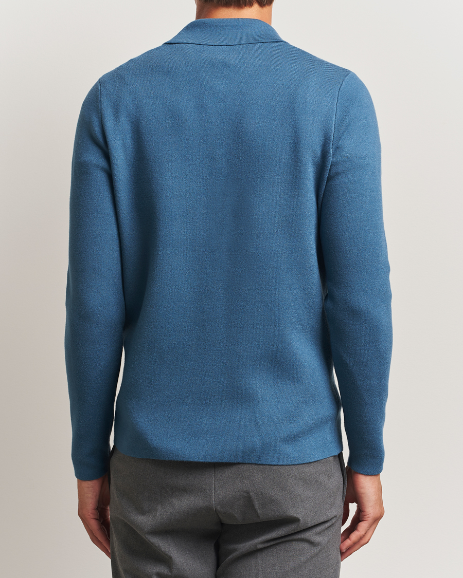 Homme | Pulls Et Tricots | Samsøe Samsøe | Guna Half Zip Stellar Blue