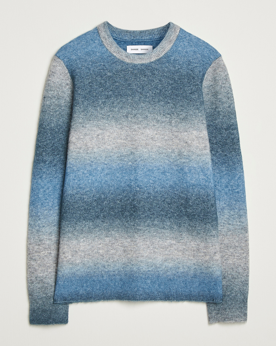 Homme | Pulls Et Tricots | Samsøe Samsøe | Aiden Wool/Alpaca Striped Crew Neck Stellar Multi