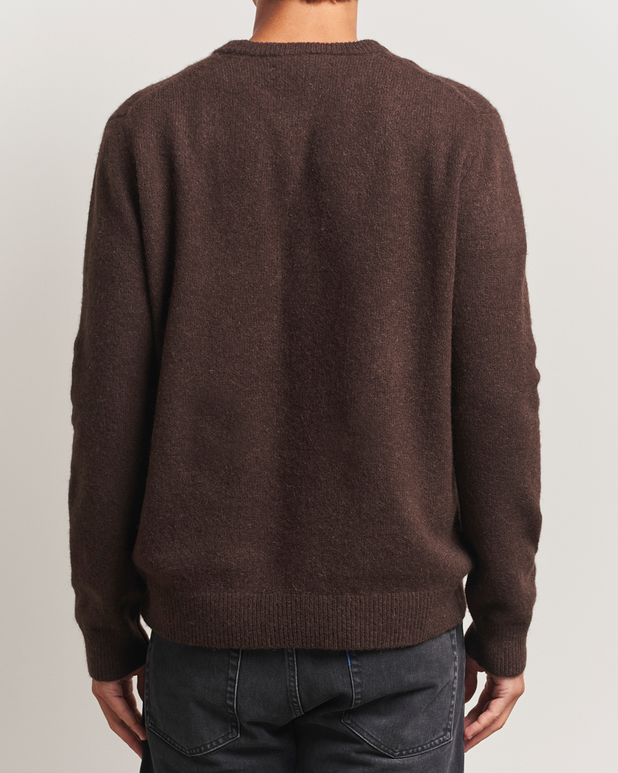 Homme | Pulls Et Tricots | Samsøe Samsøe | Freddy Yak Crew Neck Sweater Black Coffee