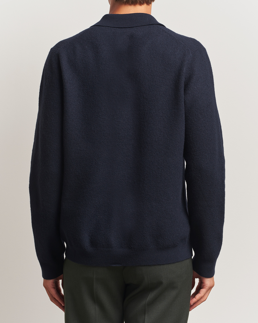 Homme | Pulls Et Tricots | Samsøe Samsøe | Richard Merino Knitted Cardigan Salute Navy