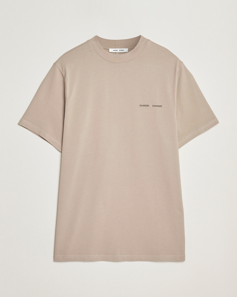 Homme | T-shirts | Samsøe Samsøe | Norsbro Crew Neck T-Shirt Elephant Skin