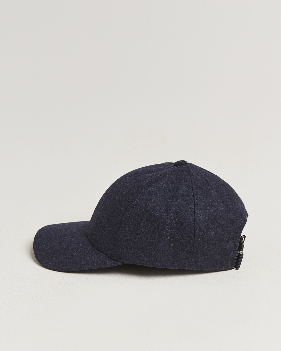 Homme | Bobs Et Casquettes | Varsity Headwear | Flannel Baseball Cap Dark Navy