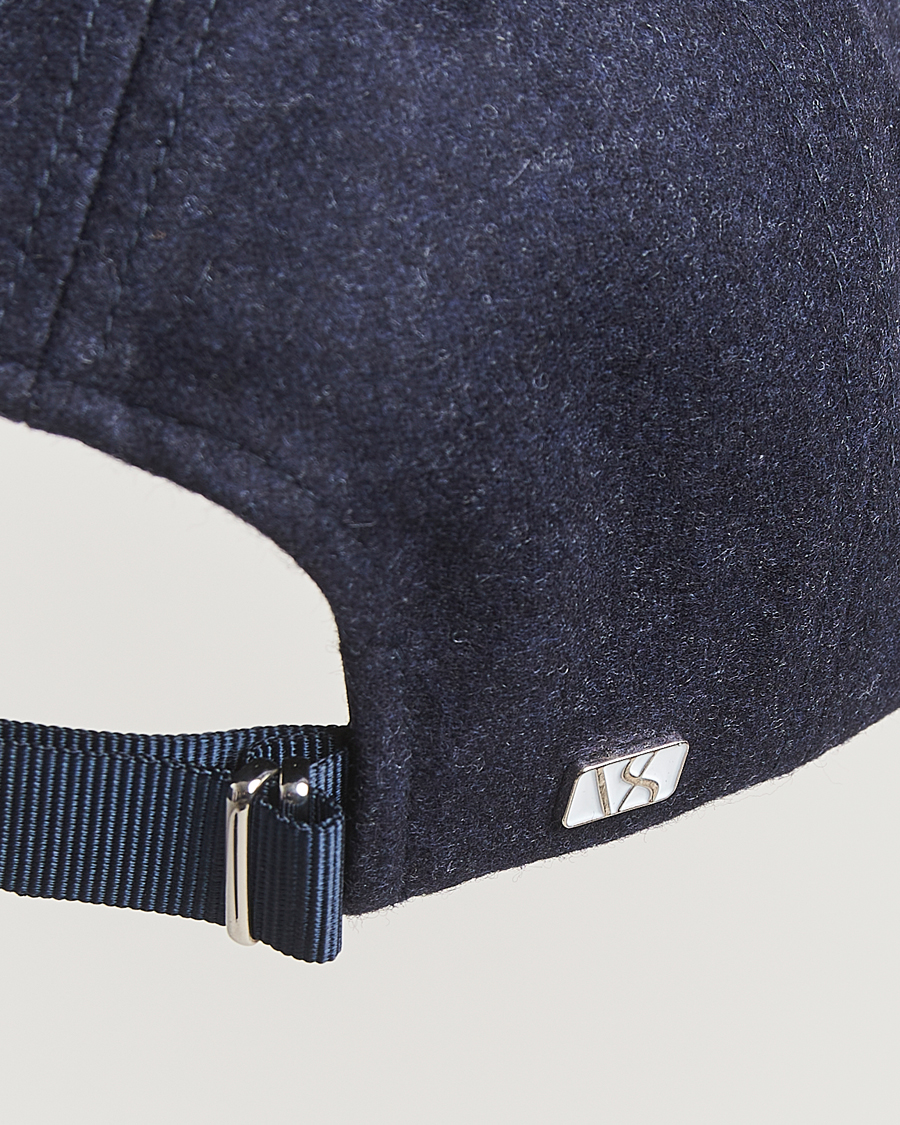 Homme | Bobs Et Casquettes | Varsity Headwear | Flannel Baseball Cap Dark Navy