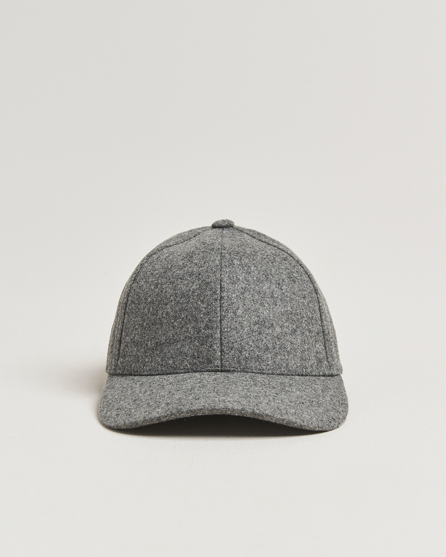 Homme | Bobs Et Casquettes | Varsity Headwear | Flannel Baseball Cap Granite Grey