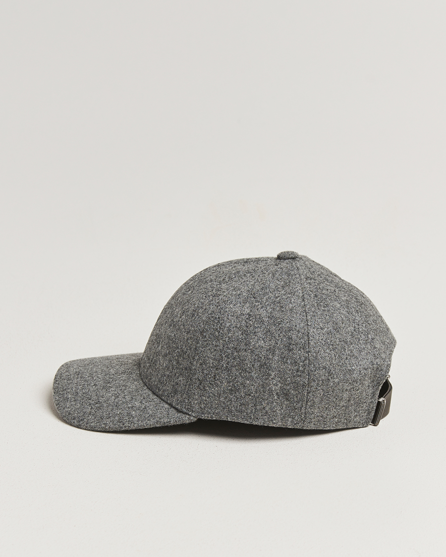 Homme | Bobs Et Casquettes | Varsity Headwear | Flannel Baseball Cap Granite Grey