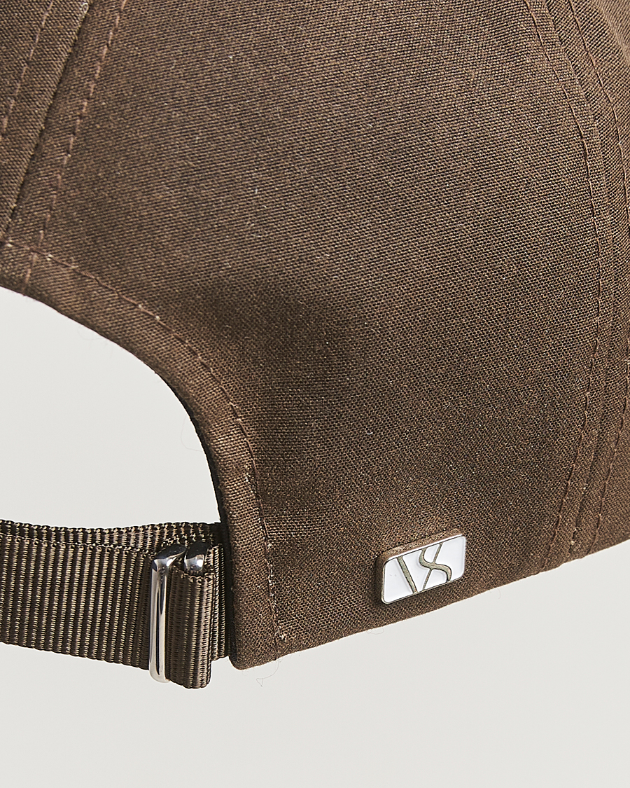 Homme | Bobs Et Casquettes | Varsity Headwear | Oilskin Baseball Cap Chestnut Brown