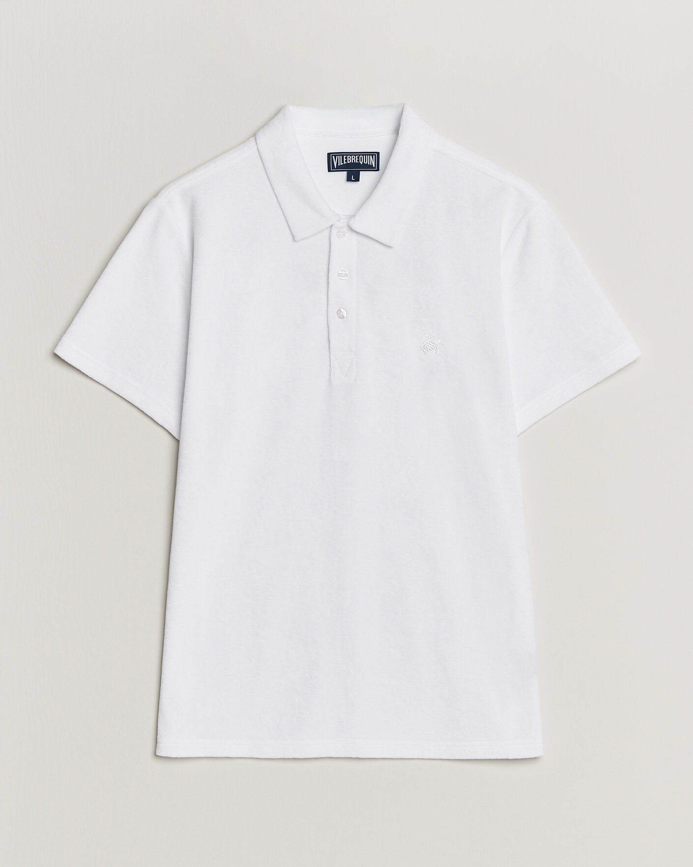 Homme | Polos | Vilebrequin | Phoenix Terry Polo Blanc