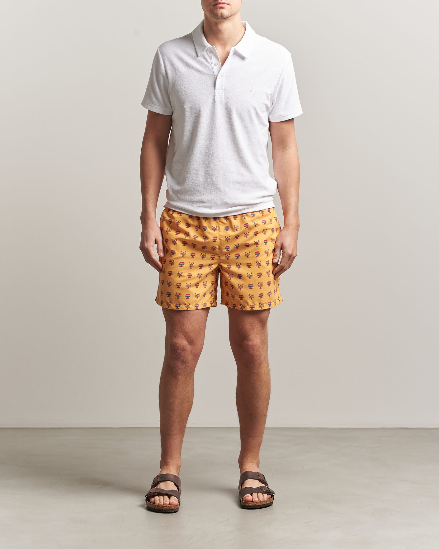 Homme | Polos | Vilebrequin | Phoenix Terry Polo Blanc