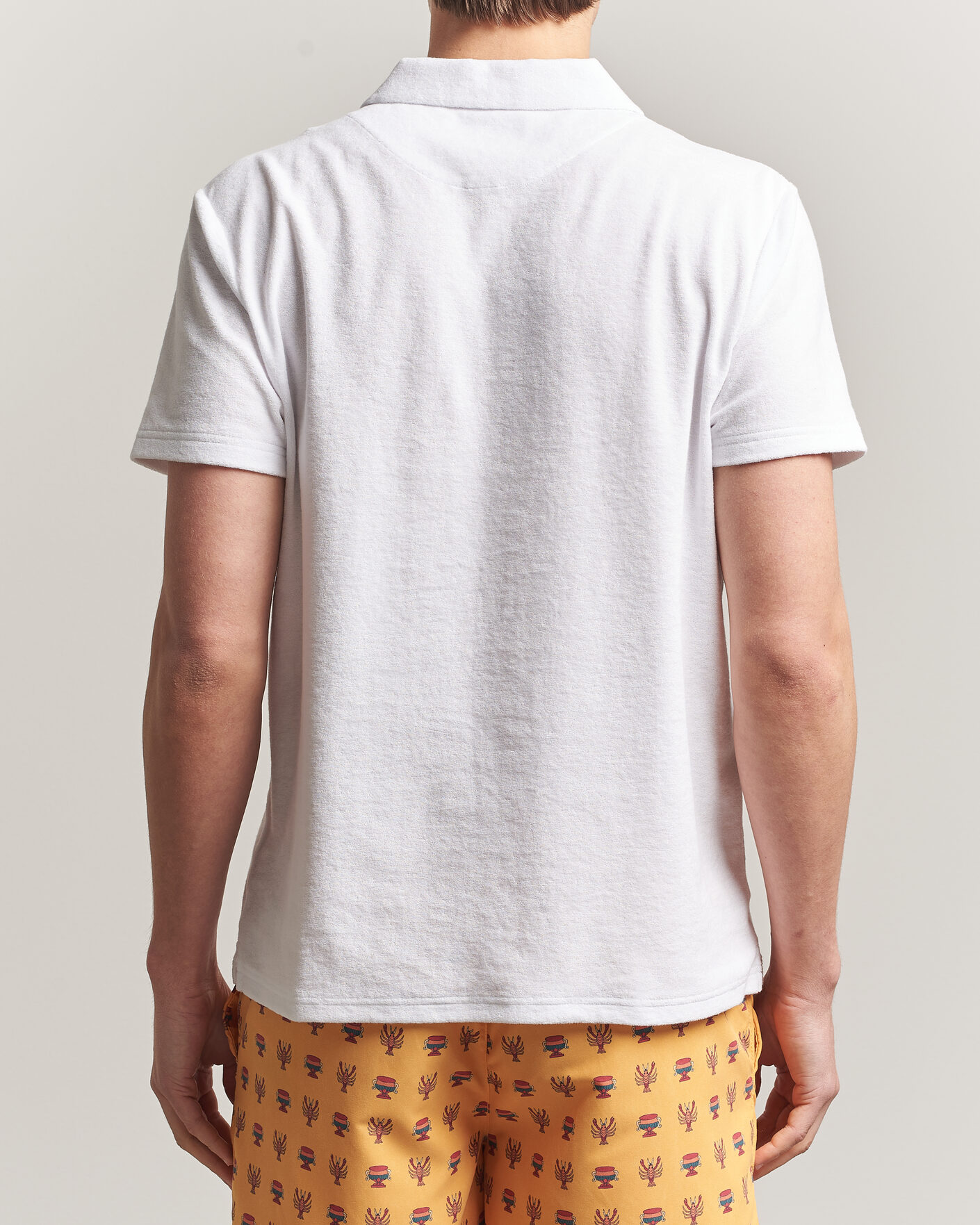 Homme | Polos | Vilebrequin | Phoenix Terry Polo Blanc