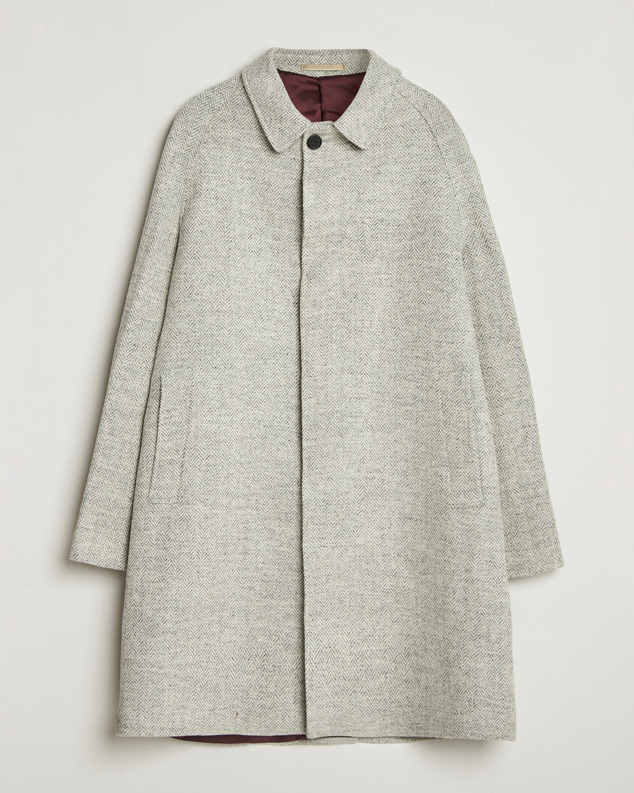 Homme | Manteaux Et Vestes | Walker Slater | Watson Harris Tweed Herringbone Coat Light Grey