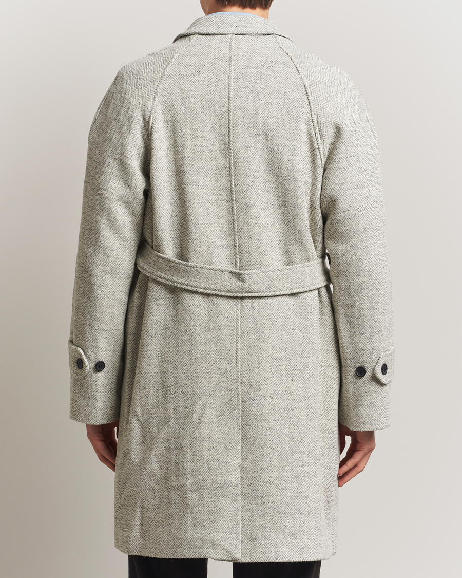 Homme | Manteaux Et Vestes | Walker Slater | Watson Harris Tweed Herringbone Coat Light Grey