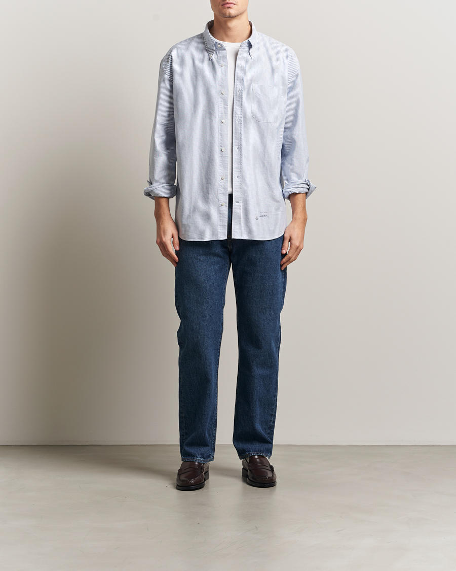 Homme | Chemises | GANT 240 Mulberry Street | Relaxed Fit US Striped Oxford Shirt Blue Water