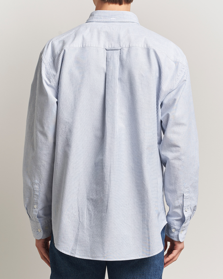 Homme | Chemises | GANT 240 Mulberry Street | Relaxed Fit US Striped Oxford Shirt Blue Water