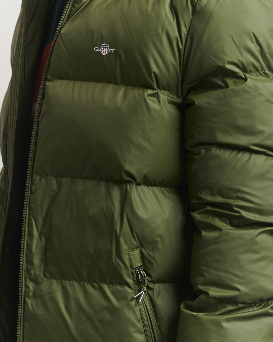 Homme | Manteaux Et Vestes | Gant | The Active Cloud Mid Length Jacket Country Green