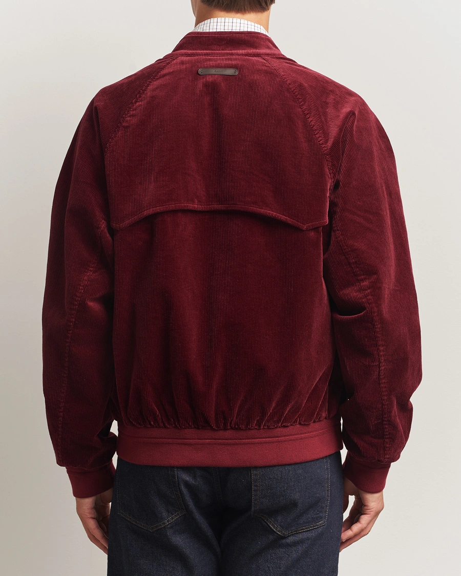 Homme | Manteaux Et Vestes | GANT | Corduroy Harrington Jacket Plumped Red
