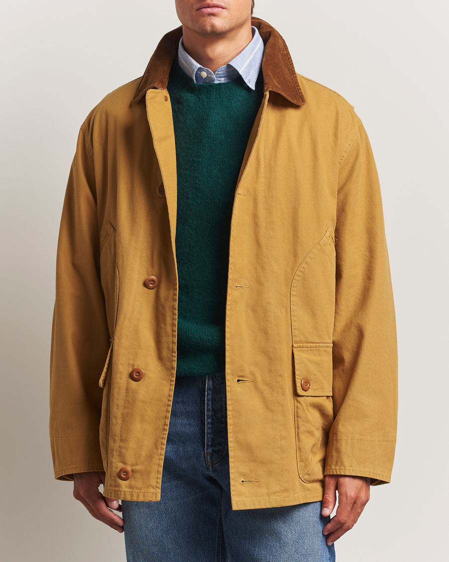 Homme | Manteaux Et Vestes | Gant | Canvas Field Jacket Peanut Butter