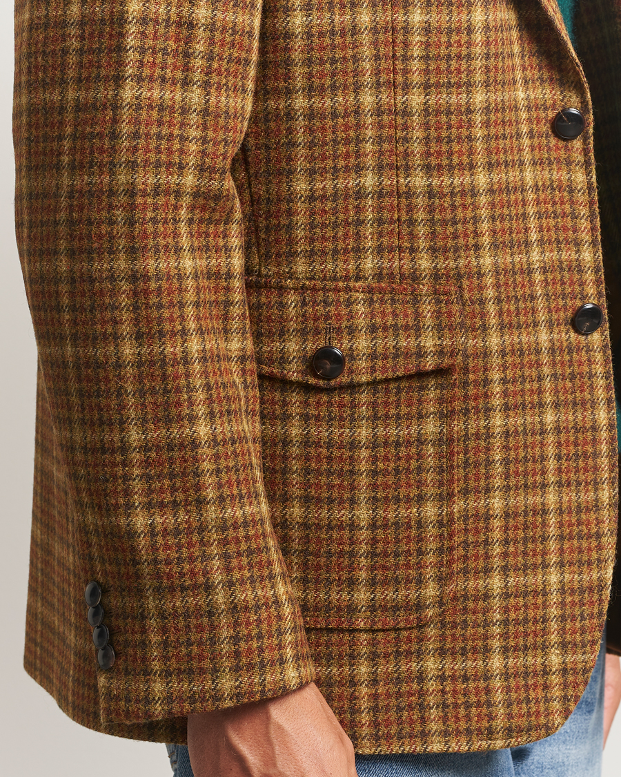 Homme | Blazers | Gant | Checked Tweed Blazer Peanut Butter