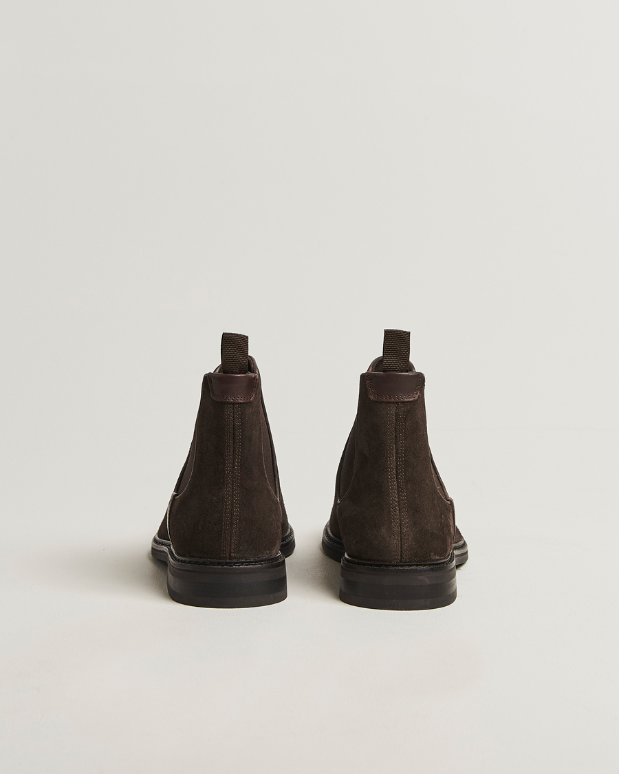 Homme | Bottes | GANT | Bidford Suede Chelsea Boot Dark Brown