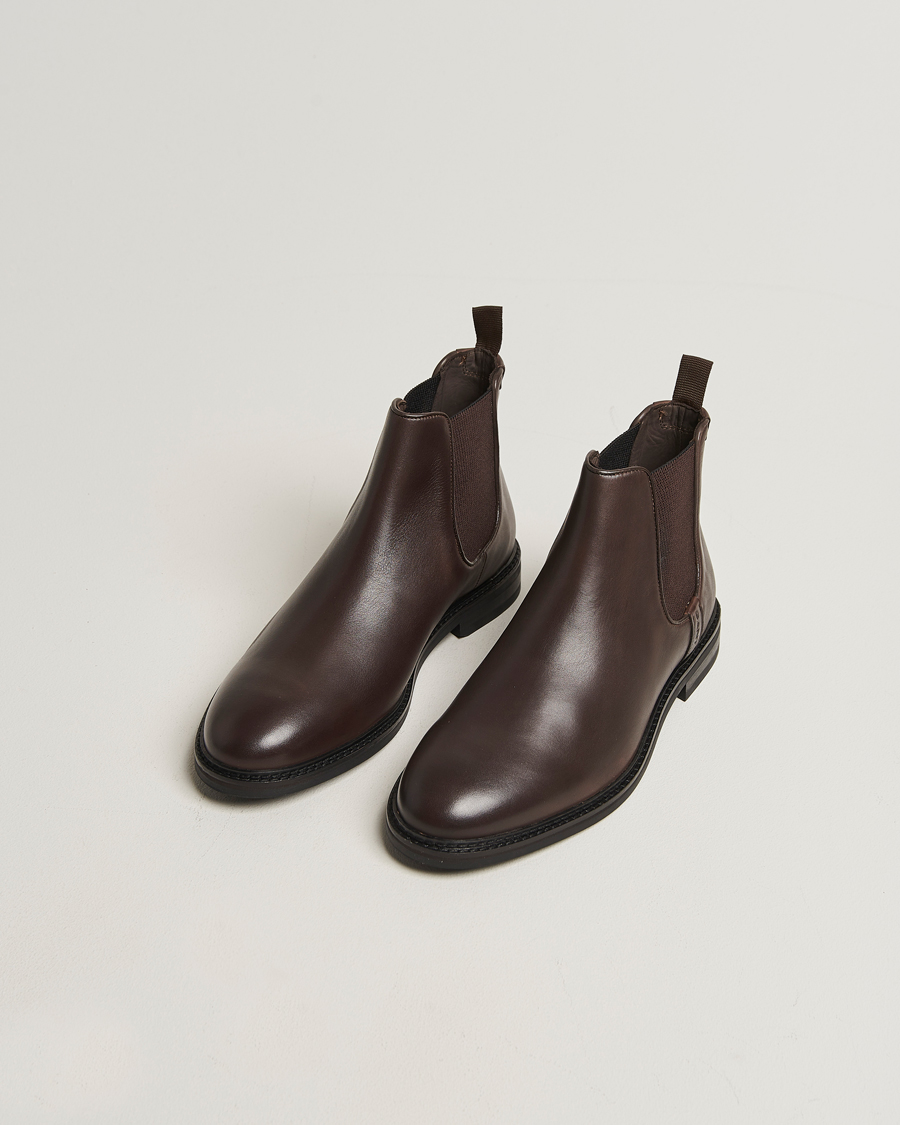 Homme | Bottes | Gant | Bidford Leather Chelsea Boot Brown
