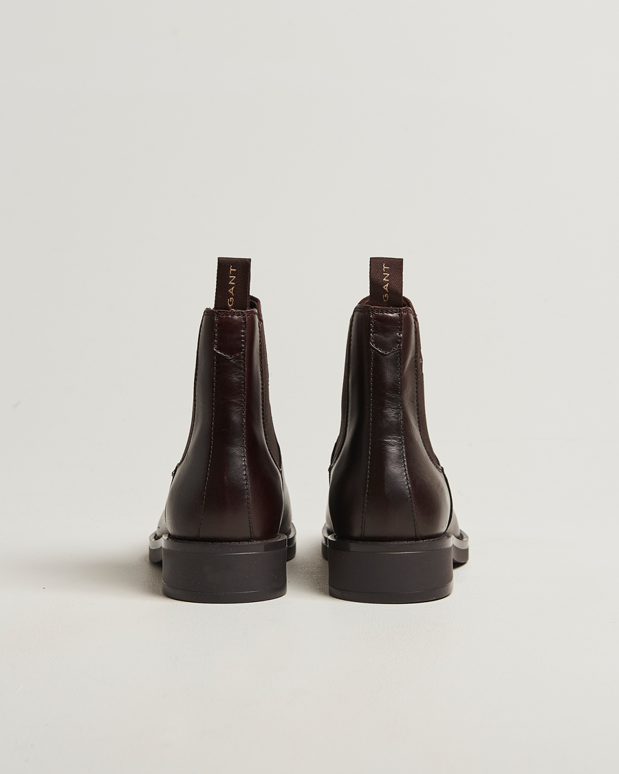 Homme | Bottes | GANT | Prepdale Leather Chelsea Boot Dark Brown