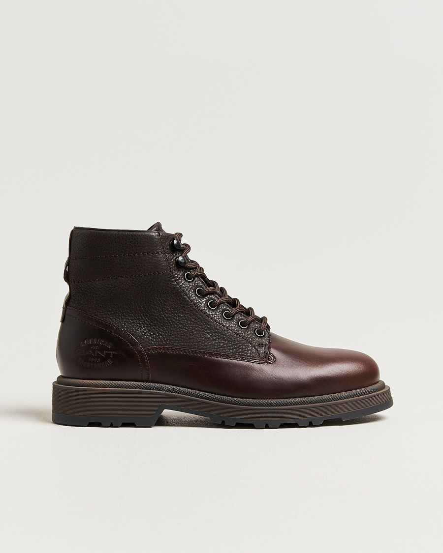 Homme | Bottes | GANT | Blisdor Leather Boot Dark Brown
