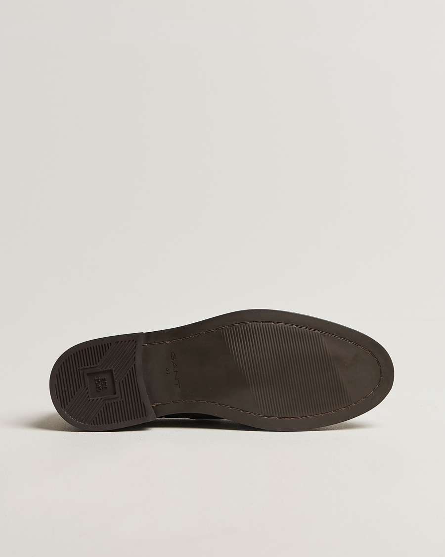 Homme | GANT Lozham Suede Tassle Loafer Dark Brown | GANT | Lozham Suede Tassle Loafer Dark Brown